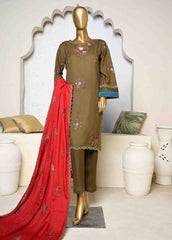 SFB-022-3 Piece Linen Embroidered collection
