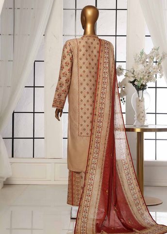 Bin Saeed Fabric - SM-047- 3 Piece Printed Stitched Suit Bin Saeed Fabric - SM-047- 3 Piece Printed Stitched Suit