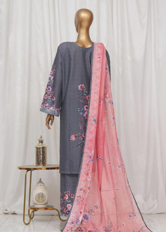 Bin Saeed Fabric - SM-27- 3 Piece Printed Stitched Suit Bin Saeed Fabric - SM-27- 3 Piece Printed Stitched Suit