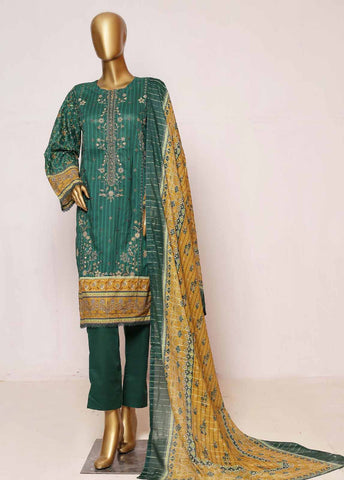 Bin Saeed Fabric - SMLE-0197- 3 Piece Embroidered Stitched Suit Bin Saeed Fabric - SMLE-0197- 3 Piece Embroidered Stitched Suit
