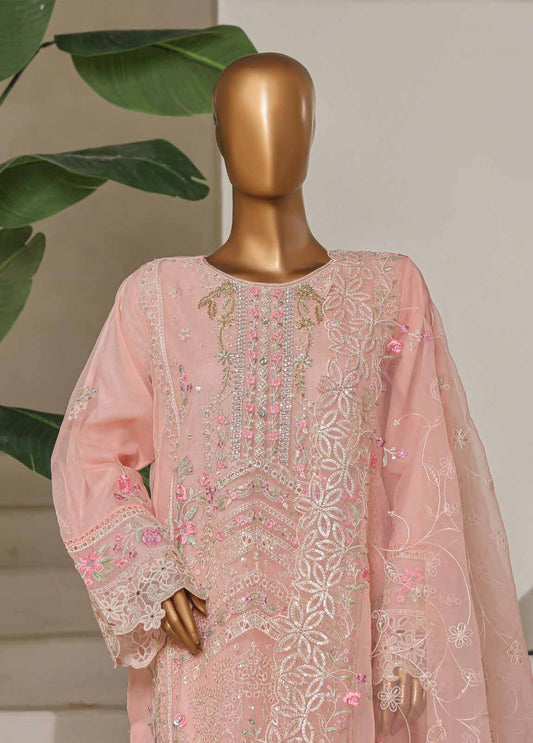 Bin Saeed Fabric - STSC-019 U- 3 Piece Chiffon Stitched Suit