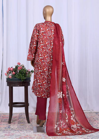 WC-2504- 3 Piece Printed Cotton Stitched Suit WC-2504- 3 Piece Printed Cotton Stitched Suit