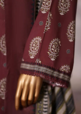 WC-2507- 3 Piece Printed Cotton Stitched Suit WC-2507- 3 Piece Printed Cotton Stitched Suit