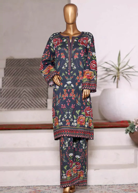 WC-2537- 2 Piece Printed Cotton Stitched Co Ords