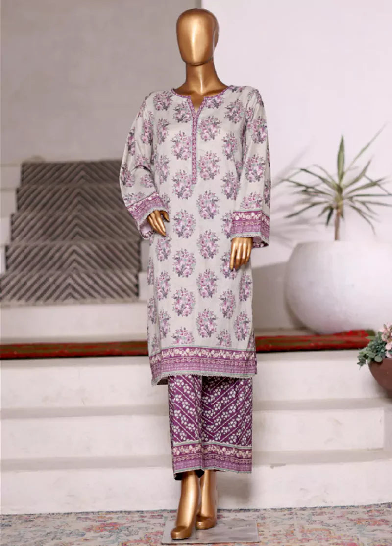 WC-2540- 2 Piece Printed Cotton Stitched Co Ords