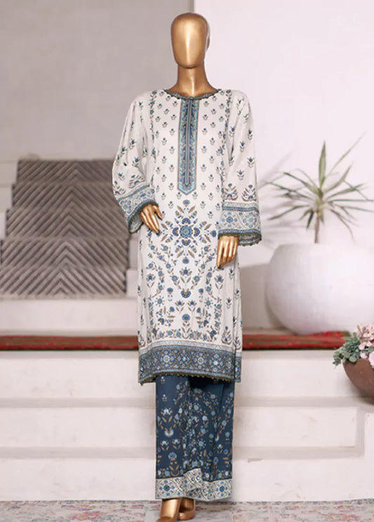 WC-2541- 2 Piece Printed Cotton Stitched Co Ords