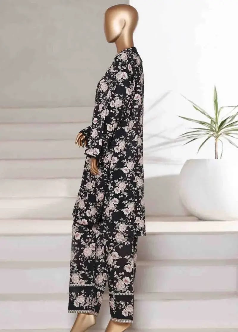 Bin Saeed Fabric - WC-2554- 2 Piece Printed Cotton Stitched Co Ords