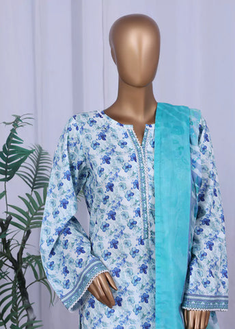 WC-2586- 3 Piece Printed Cotton Stitched Suit WC-2586- 3 Piece Printed Cotton Stitched Suit