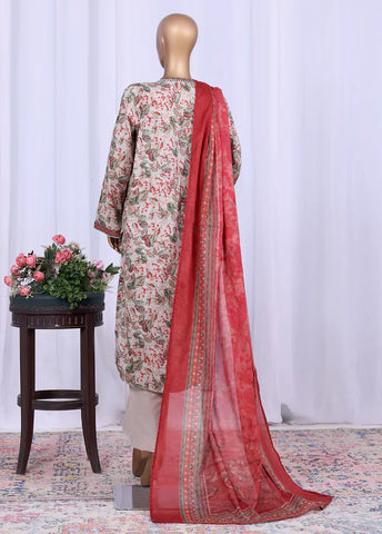 WC-2589- 3 Piece Printed Cotton Stitched Suit WC-2589- 3 Piece Printed Cotton Stitched Suit