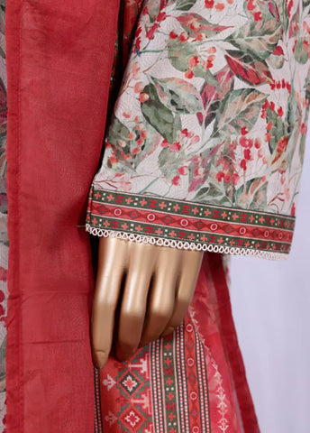 WC-2589- 3 Piece Printed Cotton Stitched Suit WC-2589- 3 Piece Printed Cotton Stitched Suit