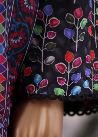 WCC-2537- 3 Piece Printed Cotton Stitched Suit WCC-2537- 3 Piece Printed Cotton Stitched Suit