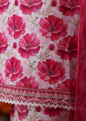 WCC-2564- 3 Piece Printed Cotton Stitched Suit WCC-2564- 3 Piece Printed Cotton Stitched Suit