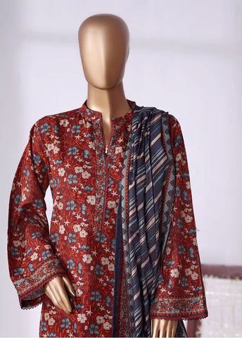 WK-25115-PR- 3 Piece Khaddar Printed Stitched Suit WK-25115-PR- 3 Piece Khaddar Printed Stitched Suit
