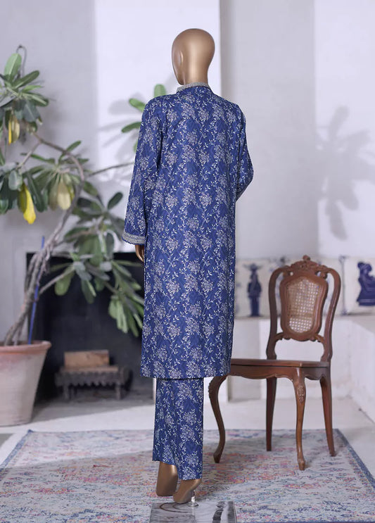 WK-2582-2- 2 Piece Khaddar Printed Stitched Suit