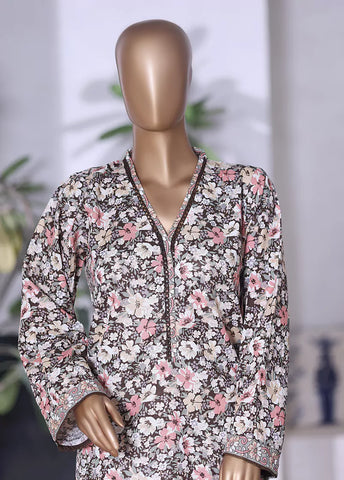 WK-2599-2- 2 Piece Khaddar Printed Stitched Suit WK-2599-2- 2 Piece Khaddar Printed Stitched Suit