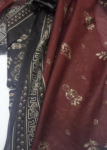 WKU-0205- 3 Piece Khaddar Printed UnStitched Suit WKU-0205- 3 Piece Khaddar Printed UnStitched Suit