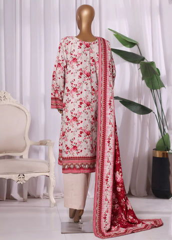 WKZC-2589- 3 Piece Khaddar Printed Stitched Suit WKZC-2589- 3 Piece Khaddar Printed Stitched Suit