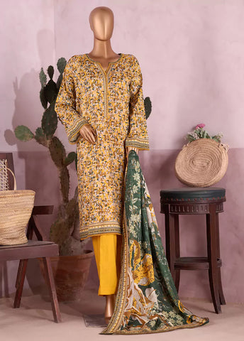 ZC-2572- 3 Piece Printed Viscose Cotton Stitched Suit ZC-2572- 3 Piece Printed Viscose Cotton Stitched Suit