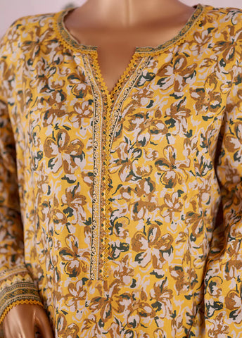 ZC-2572- 3 Piece Printed Viscose Cotton Stitched Suit ZC-2572- 3 Piece Printed Viscose Cotton Stitched Suit