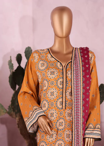 ZC-2581- 3 Piece Printed Viscose Cotton Stitched Suit ZC-2581- 3 Piece Printed Viscose Cotton Stitched Suit