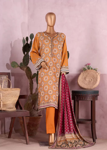ZC-2581- 3 Piece Printed Viscose Cotton Stitched Suit ZC-2581- 3 Piece Printed Viscose Cotton Stitched Suit