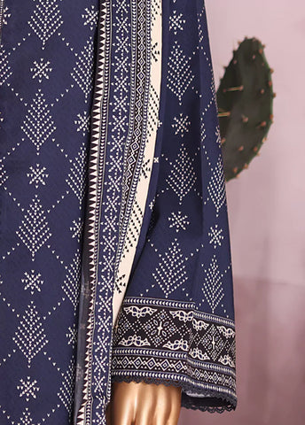 ZC-2585- 3 Piece Printed Viscose Cotton Stitched Suit ZC-2585- 3 Piece Printed Viscose Cotton Stitched Suit