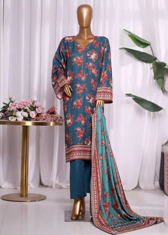 ZCWK-25101- 3 Piece Khaddar Printed Stitched Suit ZCWK-25101- 3 Piece Khaddar Printed Stitched Suit