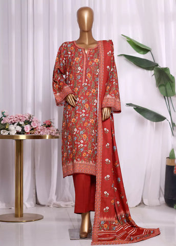 ZCWK-25103- 3 Piece Khaddar Printed Stitched Suit ZCWK-25103- 3 Piece Khaddar Printed Stitched Suit