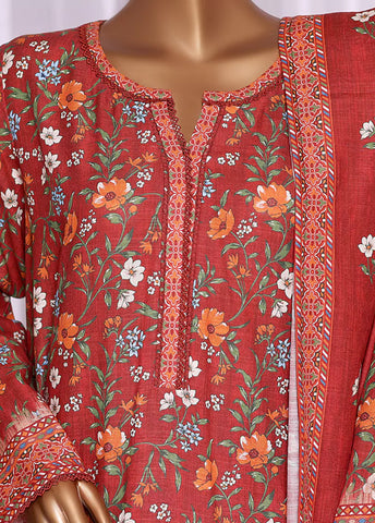 ZCWK-25103- 3 Piece Khaddar Printed Stitched Suit ZCWK-25103- 3 Piece Khaddar Printed Stitched Suit