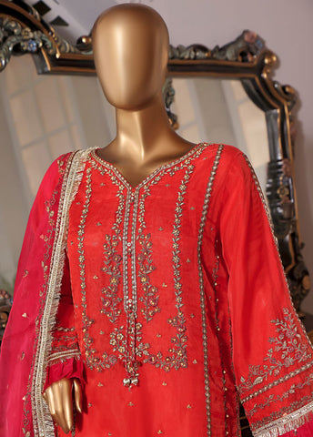 Bin Saeed Fabric - SPF-D39 -  3 Piece Organza Formal Bin Saeed Fabric - SPF-D39 -  3 Piece Organza Formal