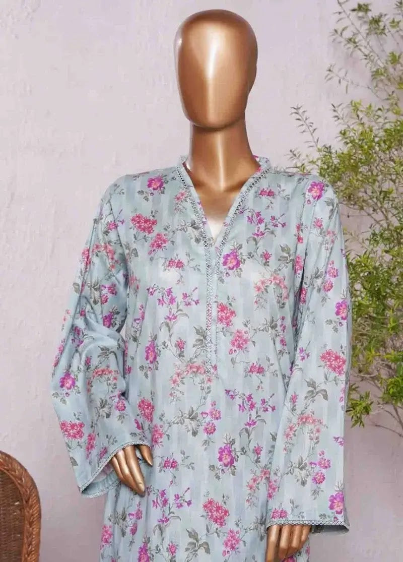 WC-2553- 2 Piece Printed Cotton Stitched Co Ords