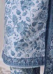 WC-2518- 3 Piece Printed Cotton Stitched Suit