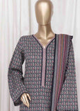 WC-2520- 3 Piece Printed Cotton Stitched Suit