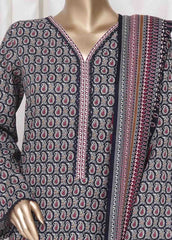 WC-2520- 3 Piece Printed Cotton Stitched Suit