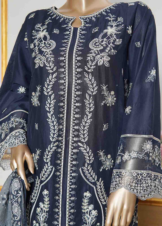 NSMC-0008- 3 Piece Cotton Embroidered Stitched Suit