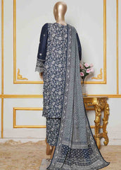 NSMC-0008- 3 Piece Cotton Embroidered Stitched Suit