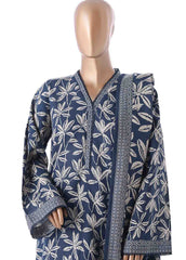 WK-2541- 3 Piece Khaddar Printed Stitched Suit