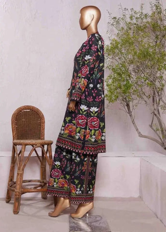 WC-2538- 2 Piece Printed Cotton Stitched Co Ords
