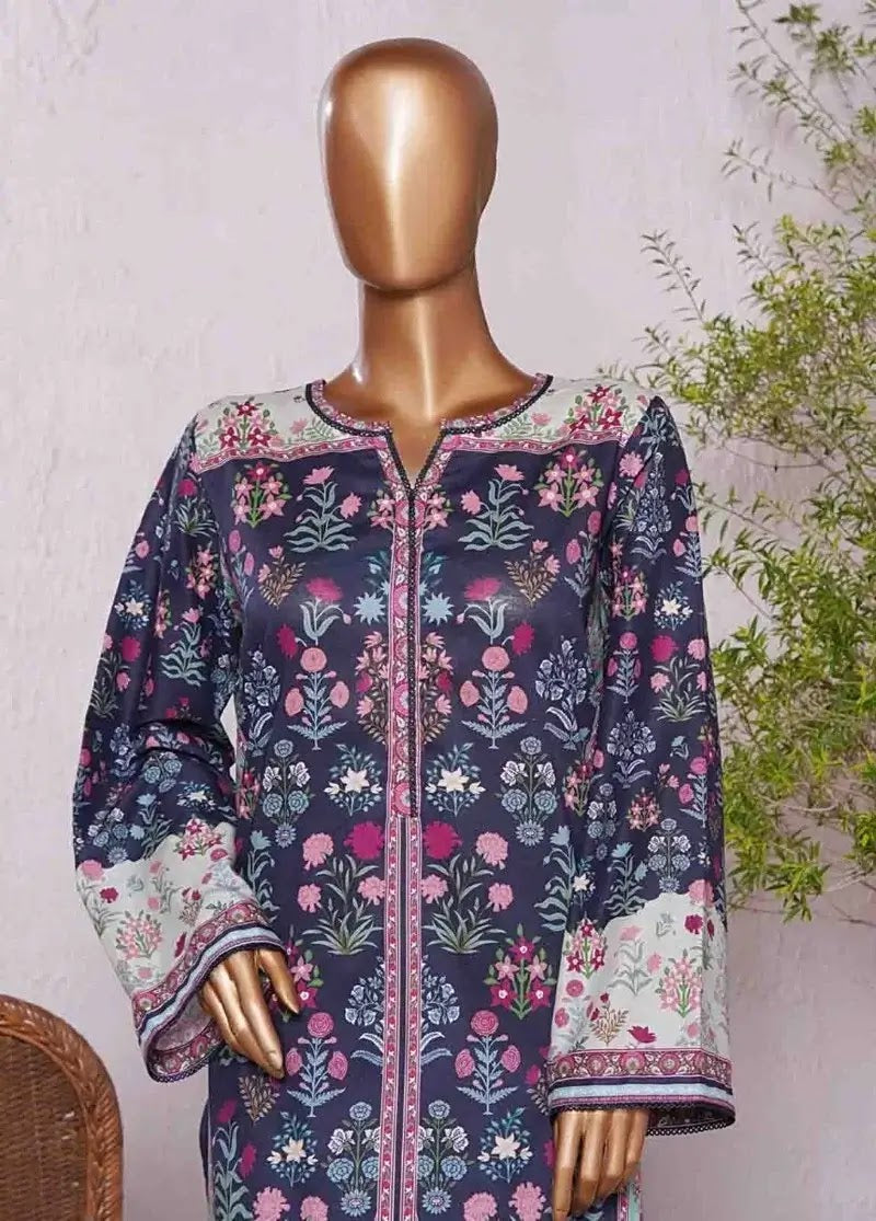 WC-2550- 2 Piece Printed Cotton Stitched Co Ords