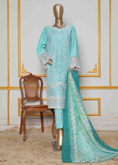 NSMC-0145- 3 Piece Cotton Embroidered Stitched Suit