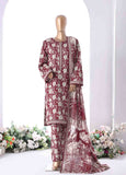 WK-2537- 3 Piece Khaddar Printed Stitched Suit
