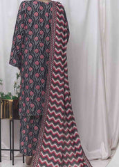 WC-2534- 3 Piece Printed Cotton Stitched Suit