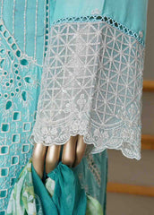 NSMC-0145- 3 Piece Cotton Embroidered Stitched Suit