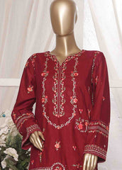 WKKE-019- 2 Piece Embroidered Khaddar Stitched Co Ords