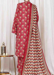 WC-2519- 3 Piece Printed Cotton Stitched Suit