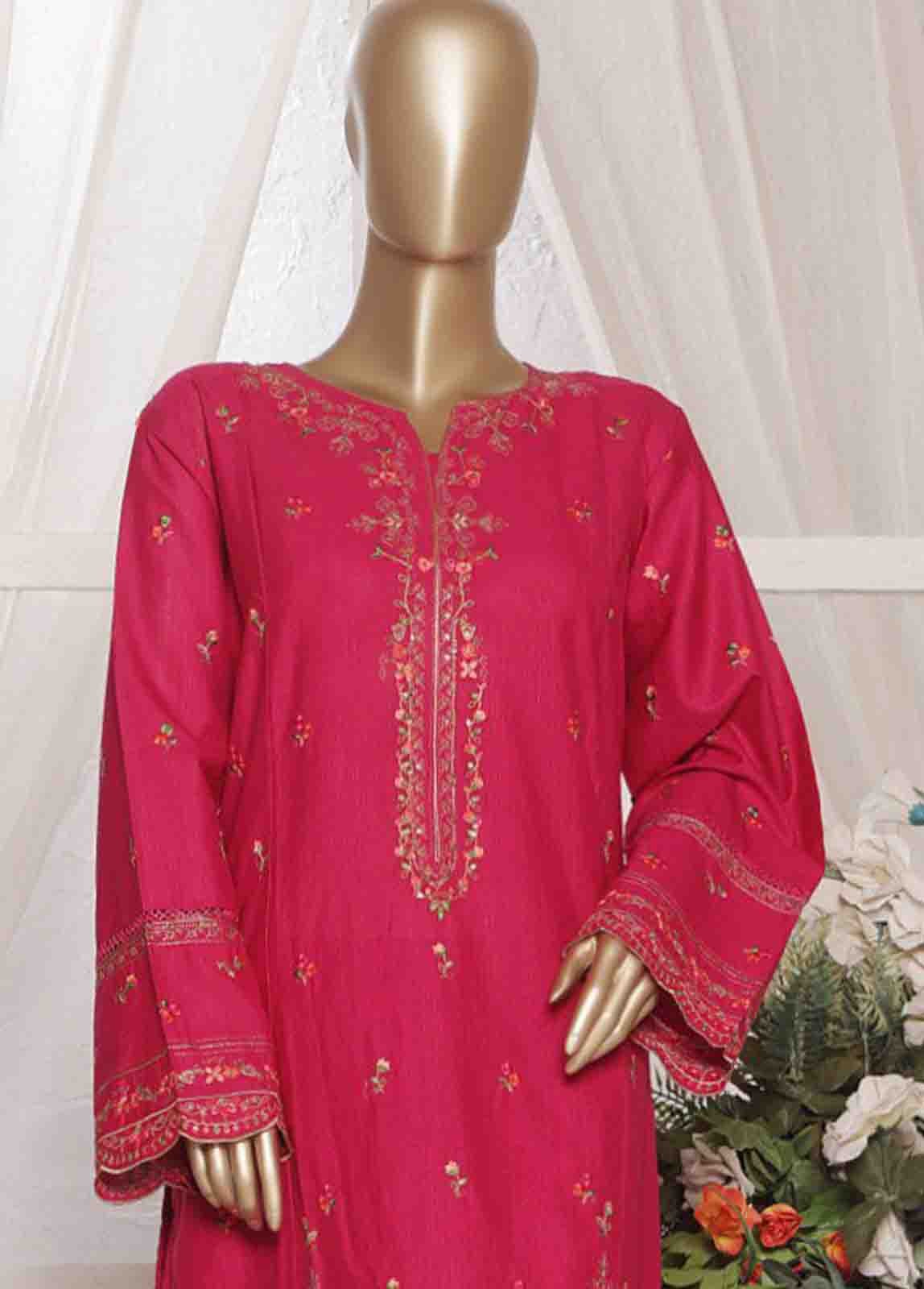WKKE-008- 2 Piece Embroidered Khaddar Stitched Co Ords