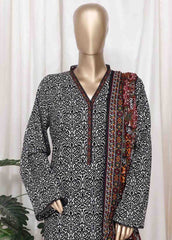 WC-2525- 3 Piece Printed Cotton Stitched Suit