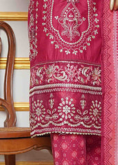 NSMC-0038- 3 Piece Cotton Embroidered Stitched Suit