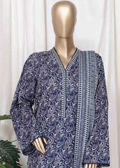 WC-2527- 3 Piece Printed Cotton Stitched Suit