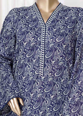 WC-2527- 3 Piece Printed Cotton Stitched Suit